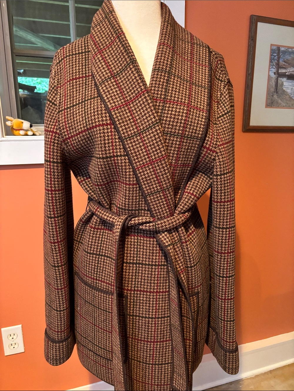 Ralph Lauren wrap sweater coat